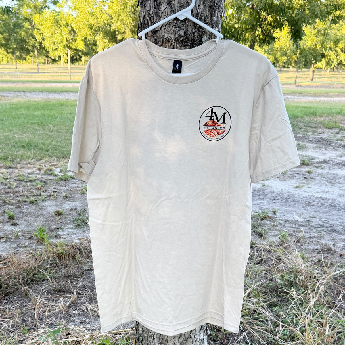 Sweeping the Orchard T-Shirt | Sand